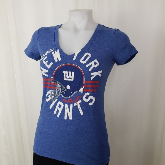 NFL Team Apparel New York Giants v-neck tee size XS - Picture 1 of 6